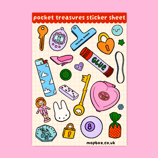 Pocket Treasures Sticker Sheet