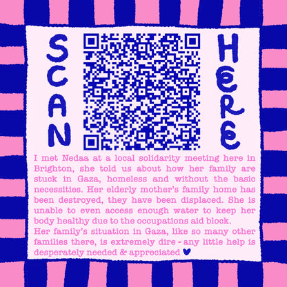 Print for Palestine - Go Fund Me Artwork