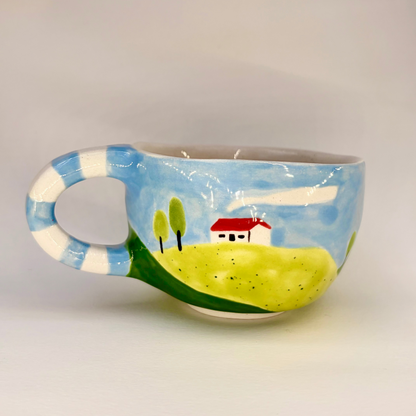 Blue Skies Ceramic Mug