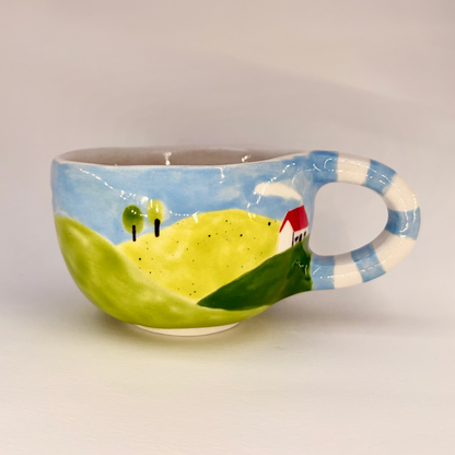 Blue Skies Ceramic Mug