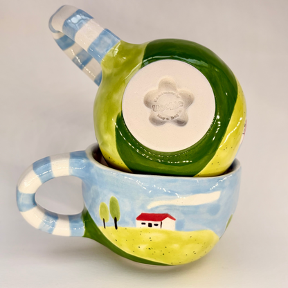 Blue Skies Ceramic Mug