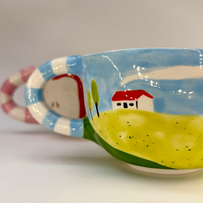 Blue Skies Ceramic Mug