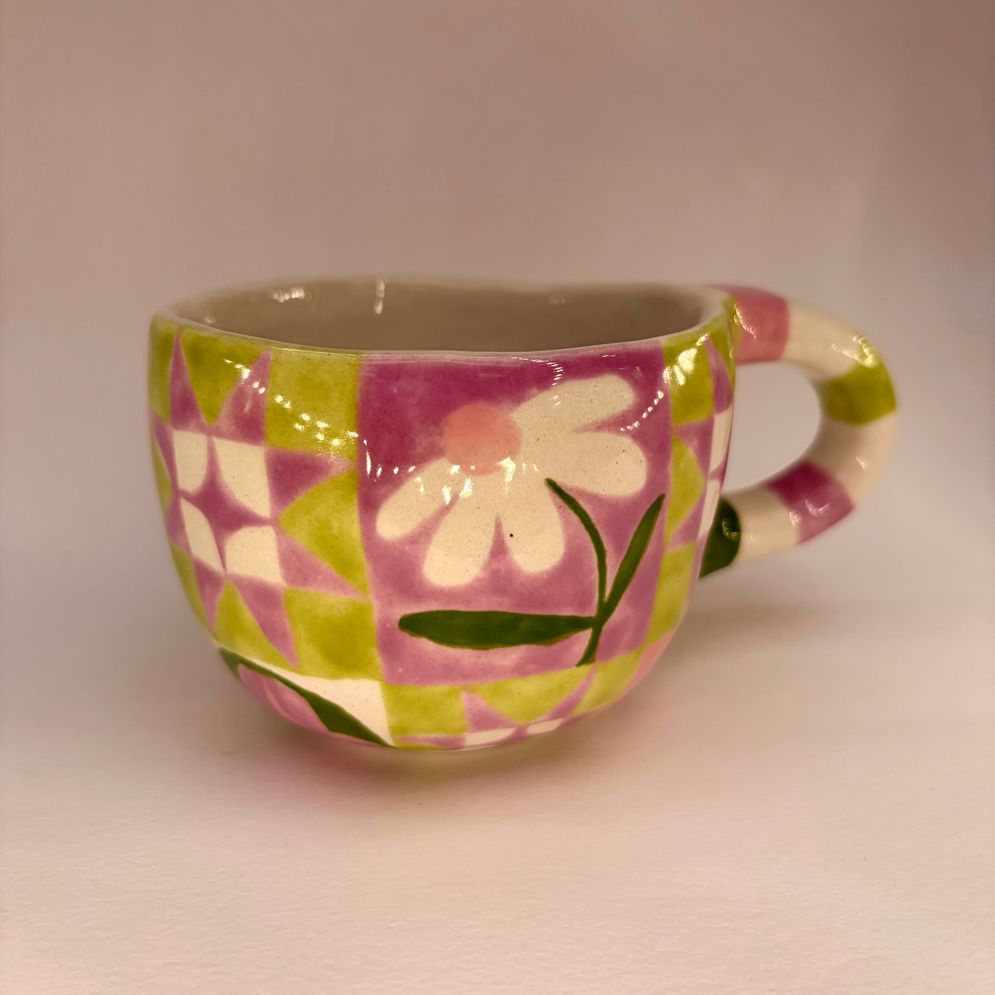 Spring Quilt Ceramic Mug