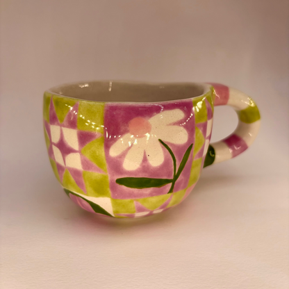 Spring Quilt Ceramic Mug