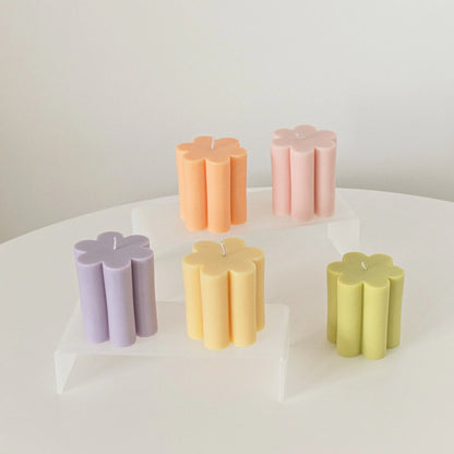 Flower Pillar Candle