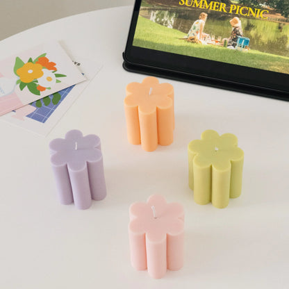 Flower Pillar Candle
