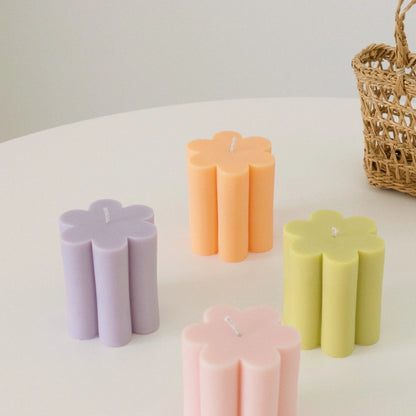 Flower Pillar Candle
