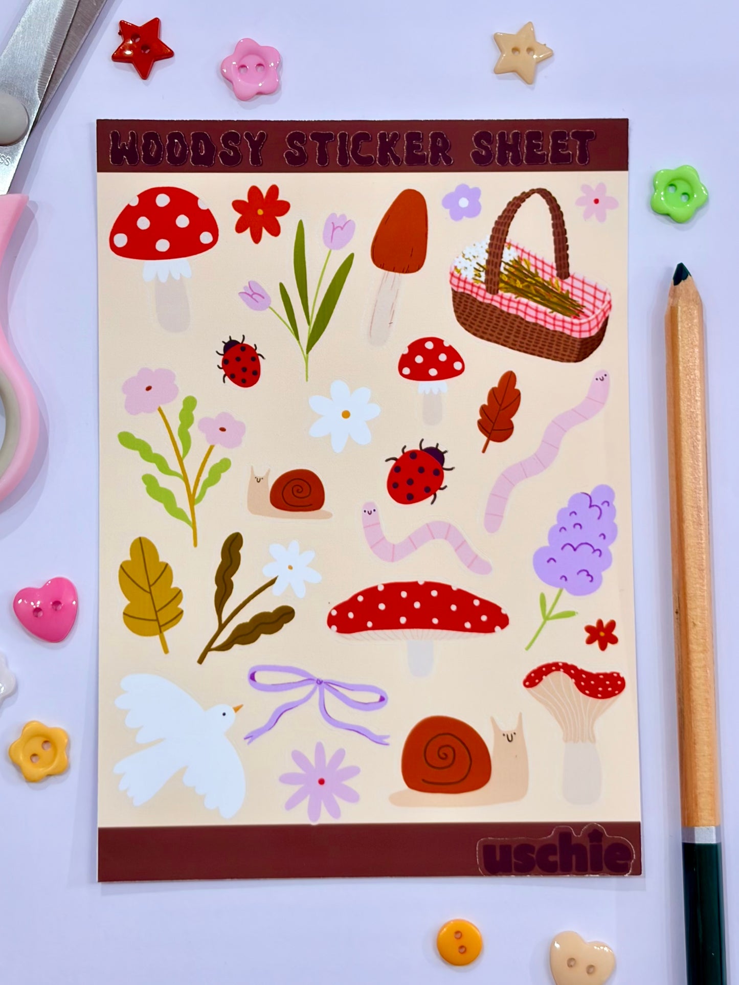 Woodsy Sticker Sheet