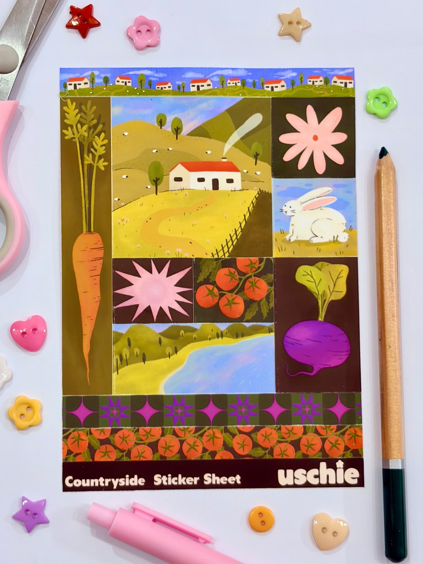 Countryside Sticker Sheet