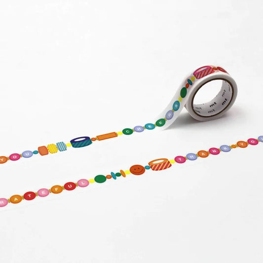 Washi Tape - Thank You Beads