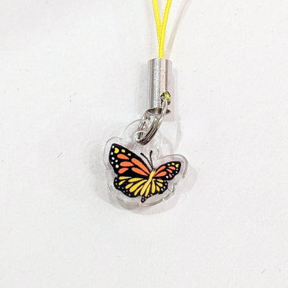 tiny butterfly acrylic charm