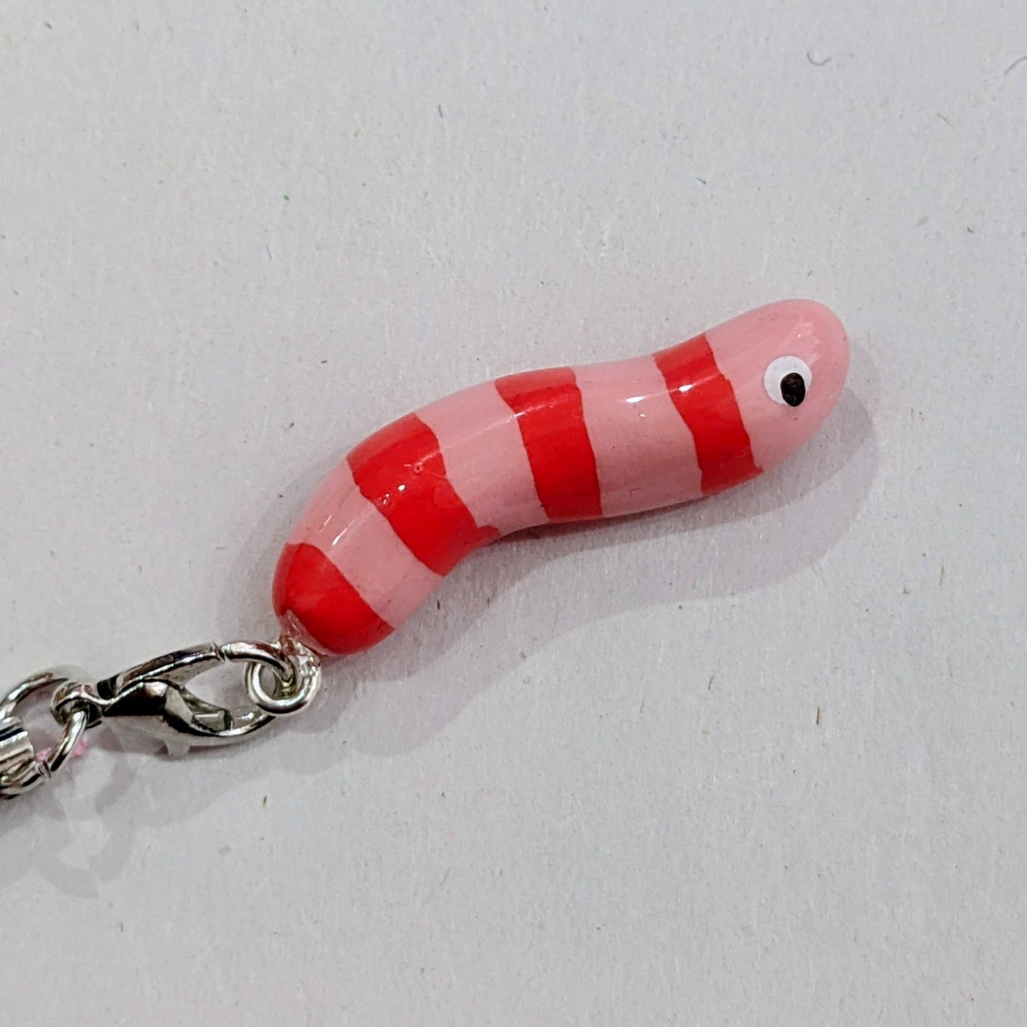 Tiny Worm Charm