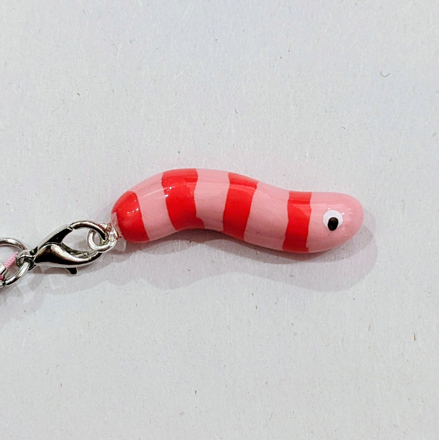 Tiny Worm Charm