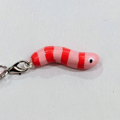 Tiny Worm Charm