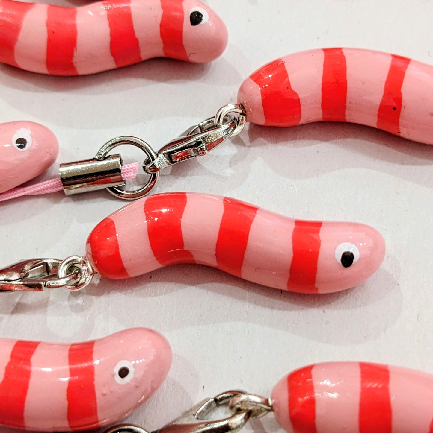 Tiny Worm Charm