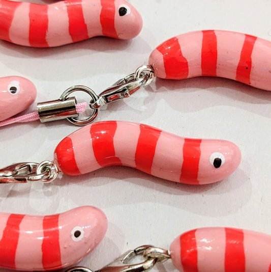 Tiny Worm Charm