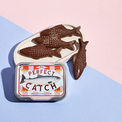 Perfect Catch! Milk Chocolate Sardines in a Tin - Pink