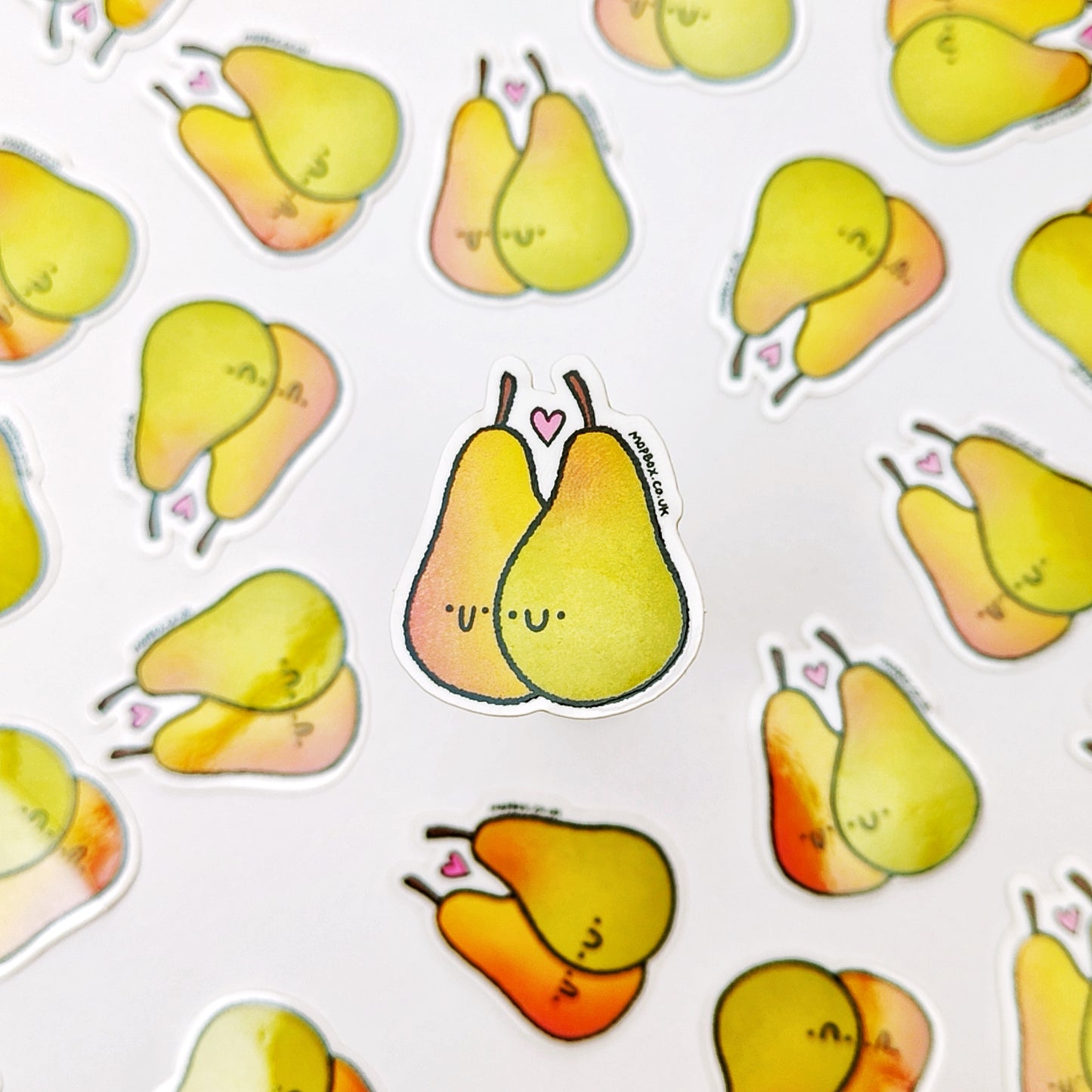 Quite the Pear - Fruit Vinyl Sticker