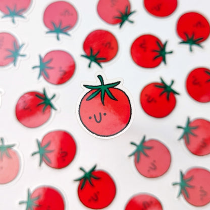 Happy Tomato - Fruit & Vegetable Vinyl Sticker