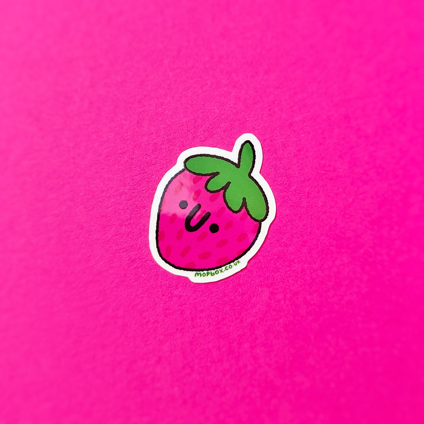 Happy Strawberry - Fruit Vinyl Sticker