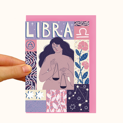 Horoscope Girls - Pearlescent Birthday Cards - WS Case of 6/24 units