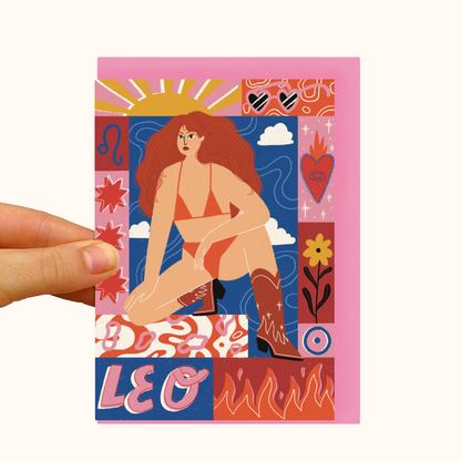 Horoscope Girls - Pearlescent Birthday Cards - WS Case of 6/24 units