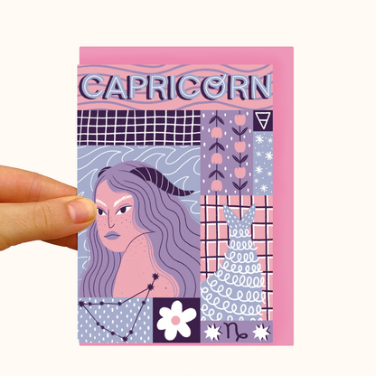 Horoscope Girls - Pearlescent Birthday Cards - WS Case of 6/24 units