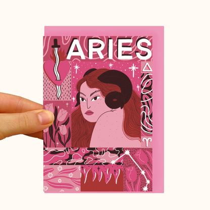 Horoscope Girls - Pearlescent Birthday Cards - WS Case of 6/24 units