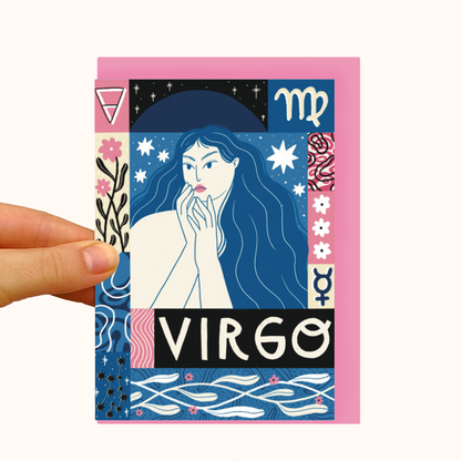 Horoscope Girls - Pearlescent Birthday Cards - WS Case of 6/24 units