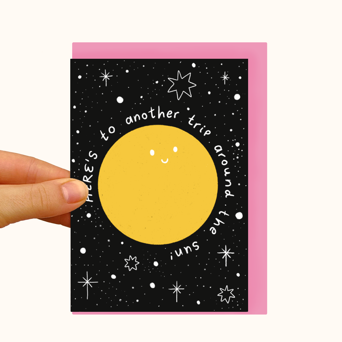 Another Trip Around The Sun - Pearlescent Birthday Card - WS Case of 6 Units