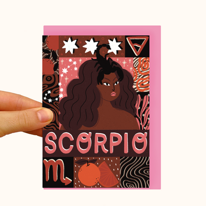 Horoscope Girls - Pearlescent Birthday Cards - WS Case of 6/24 units