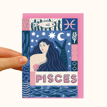 Horoscope Girls - Pearlescent Birthday Cards - WS Case of 6/24 units