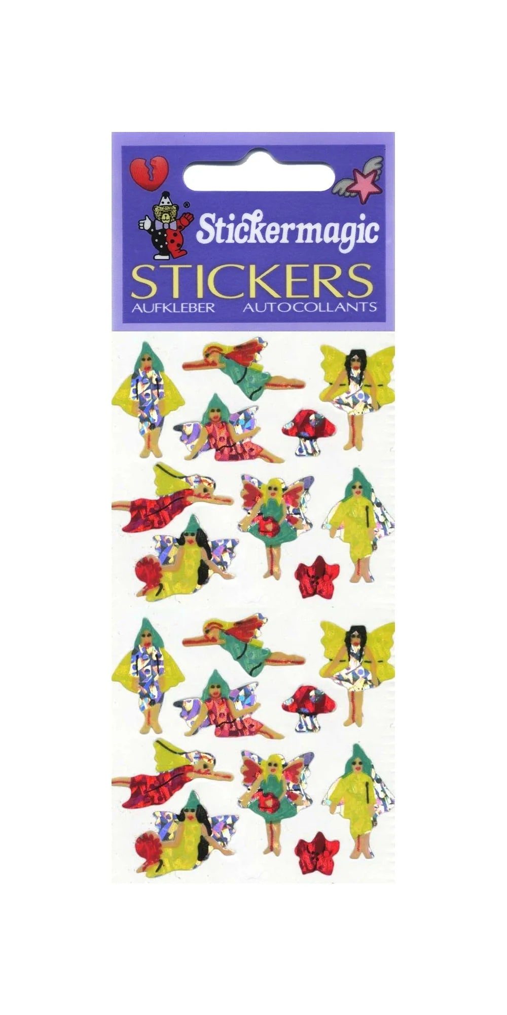 Micro Fairies Prismatic Sticker Sheet