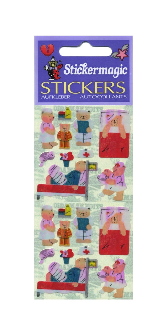 Micro Hospital Teds Pearly Sticker Sheet