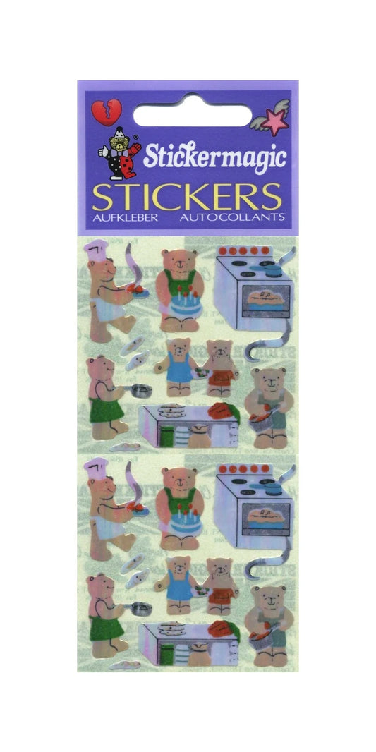 Micro Kitchen Teds Pearly Sticker Sheet