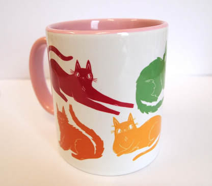 Rainbow Cats Mug