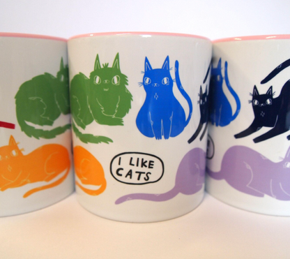Rainbow Cats Mug
