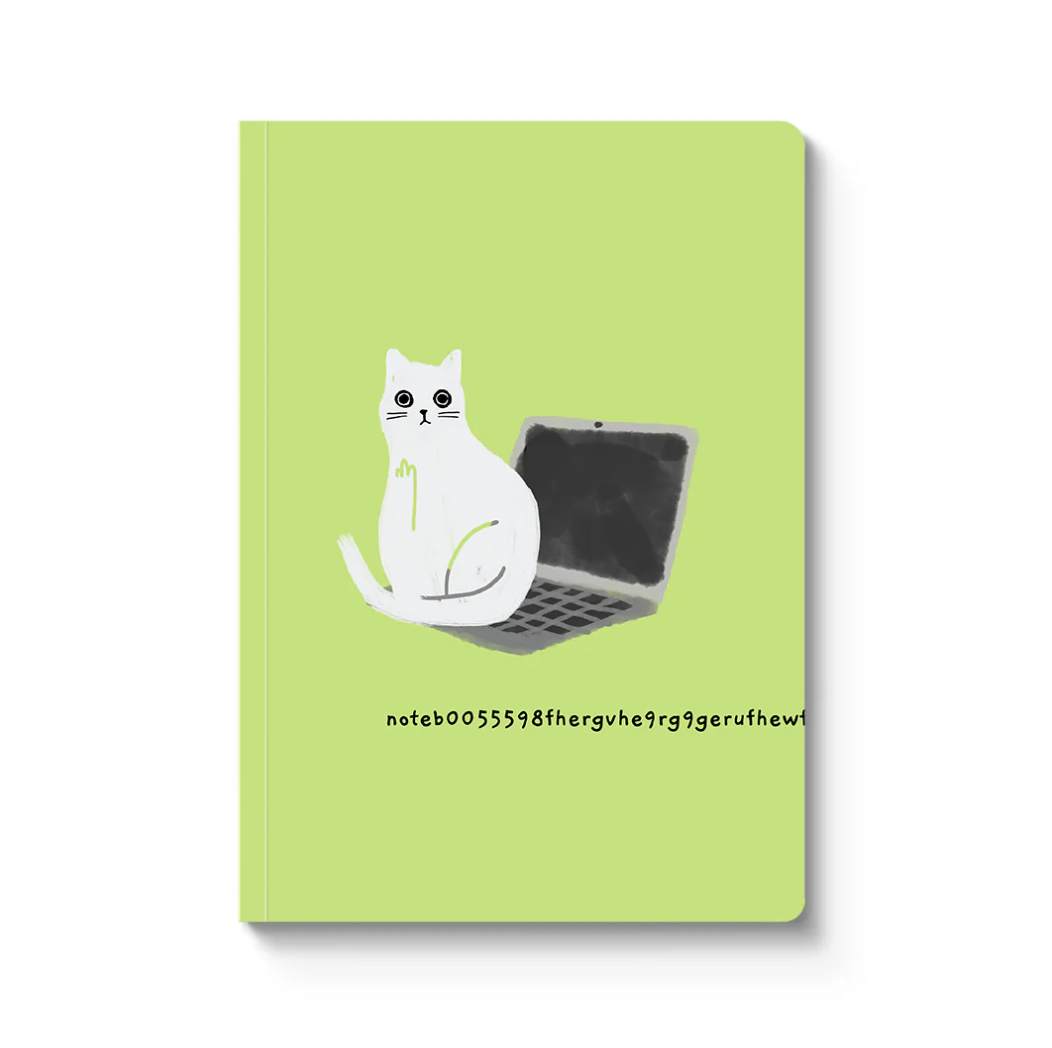 Laptop Cat Notebook