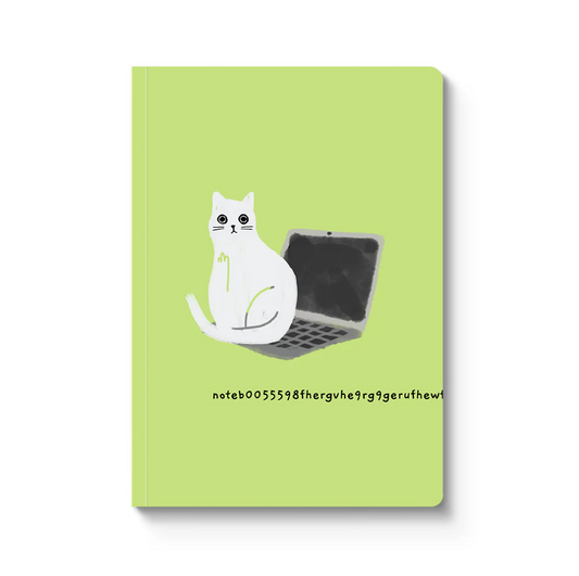 Laptop Cat Notebook
