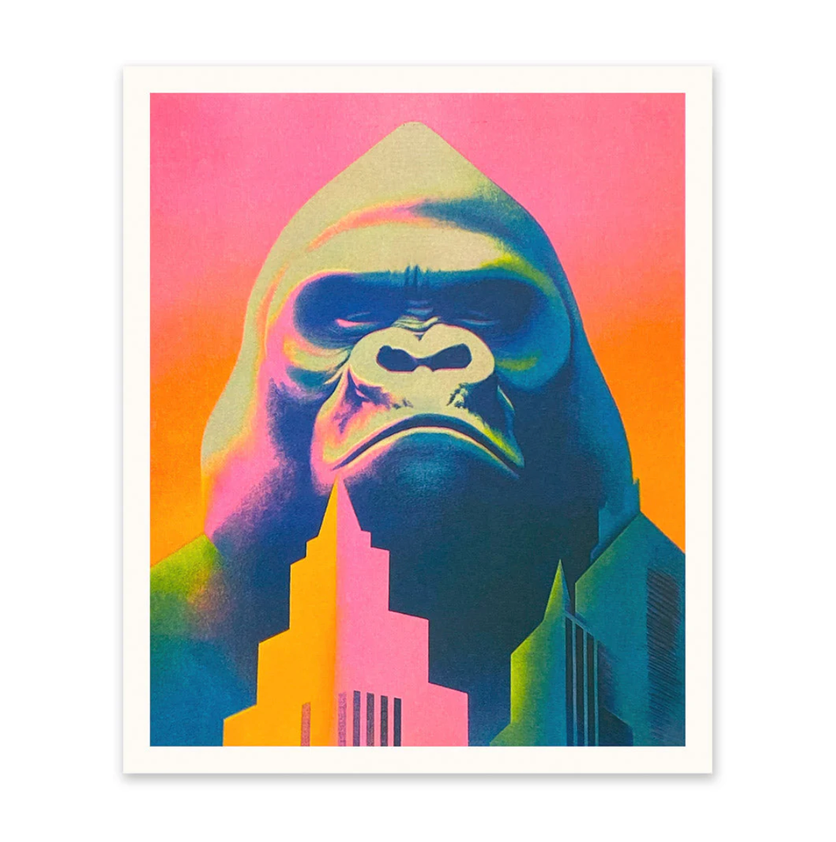 King Kong Riso Print