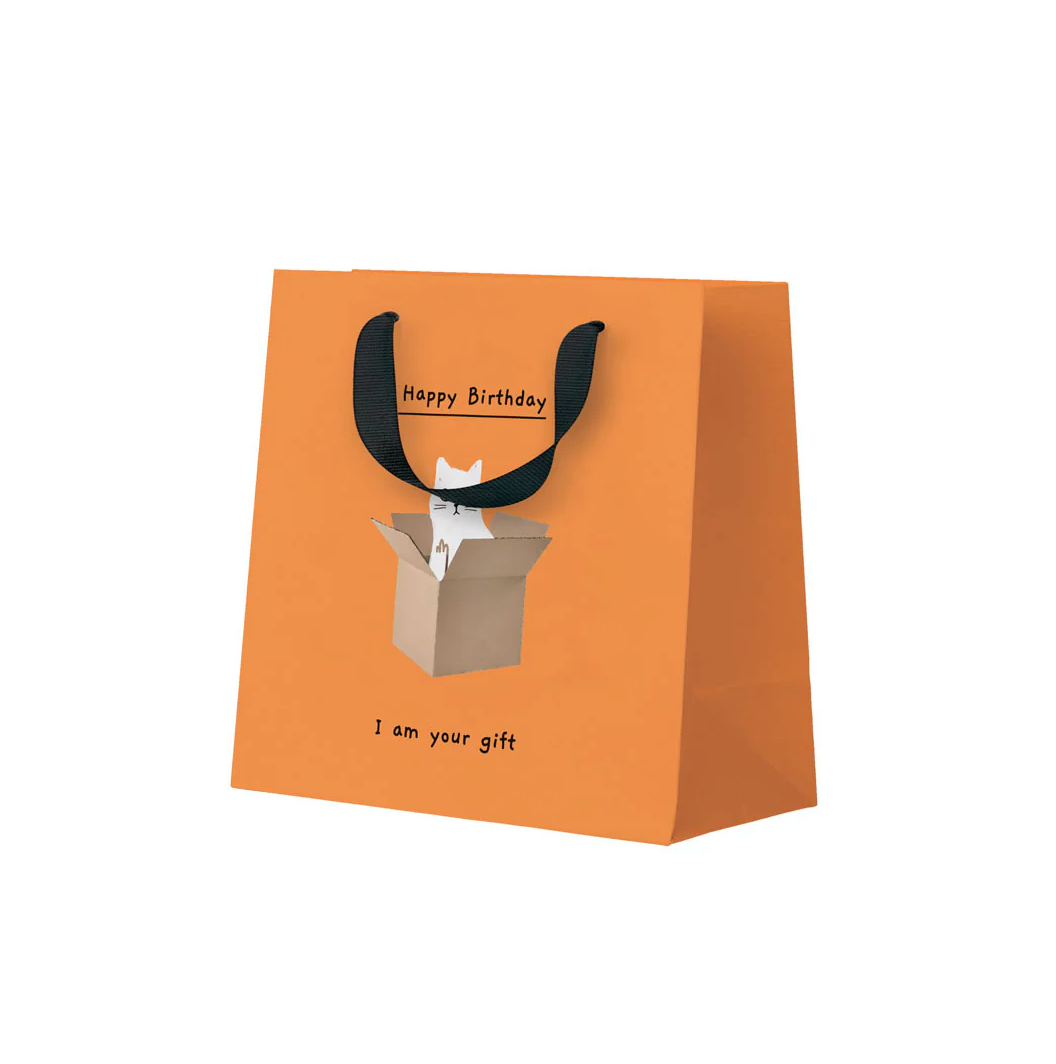 "I Am Your Gift" Sassy Cat Small Gift Bag