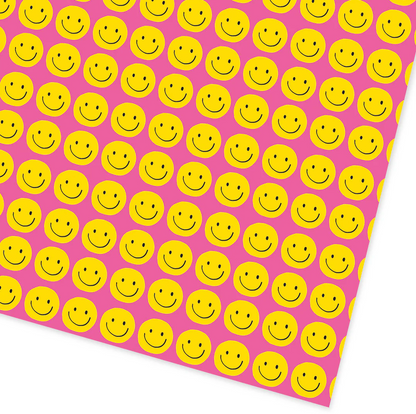 Smiley Wrapping Paper 3m Roll
