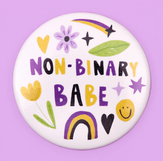 Nonbinary Babe Jumbo Badge