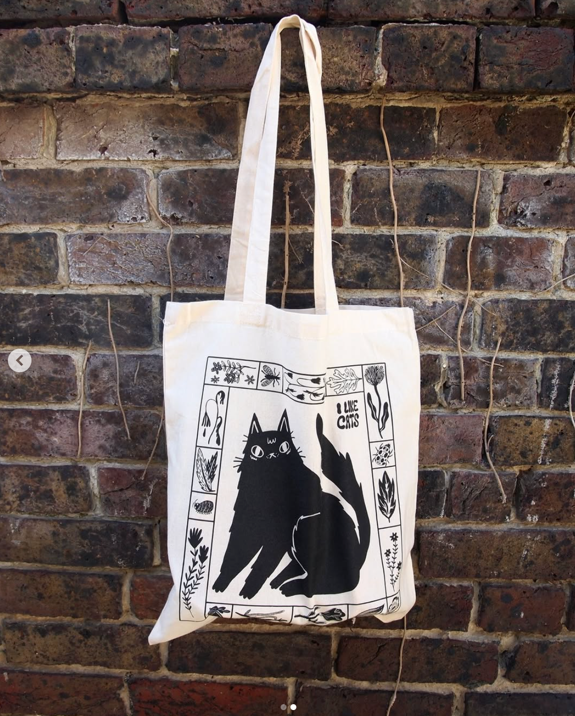 Black Cat Tote Bag