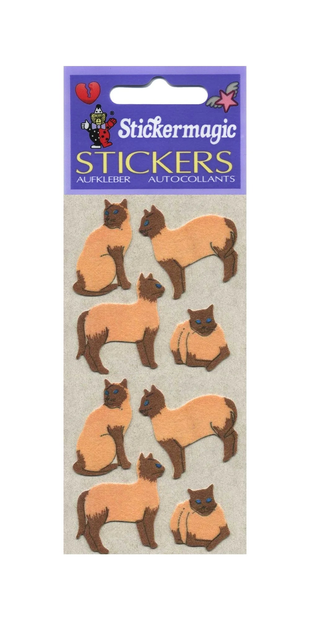 Siamese Cat Sticker Sheet