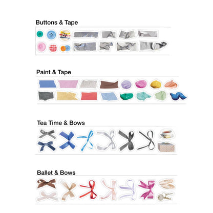 Journaling Kiss Cut Sticker Strips