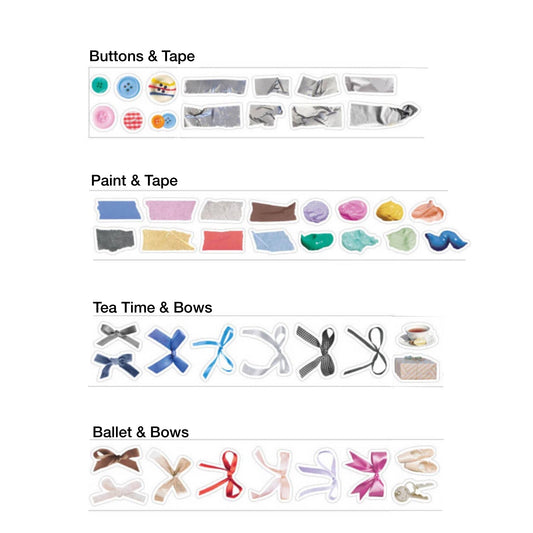 Journaling Kiss Cut Sticker Strips