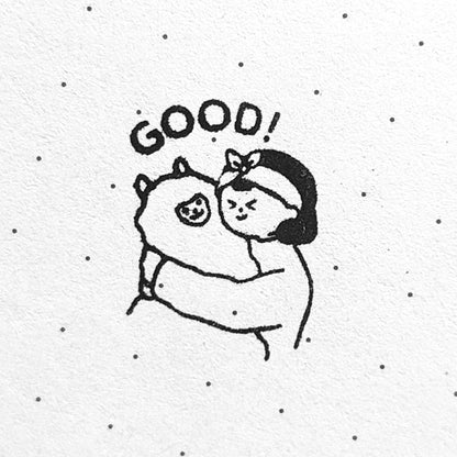 Korean Stationary Journal Stamp