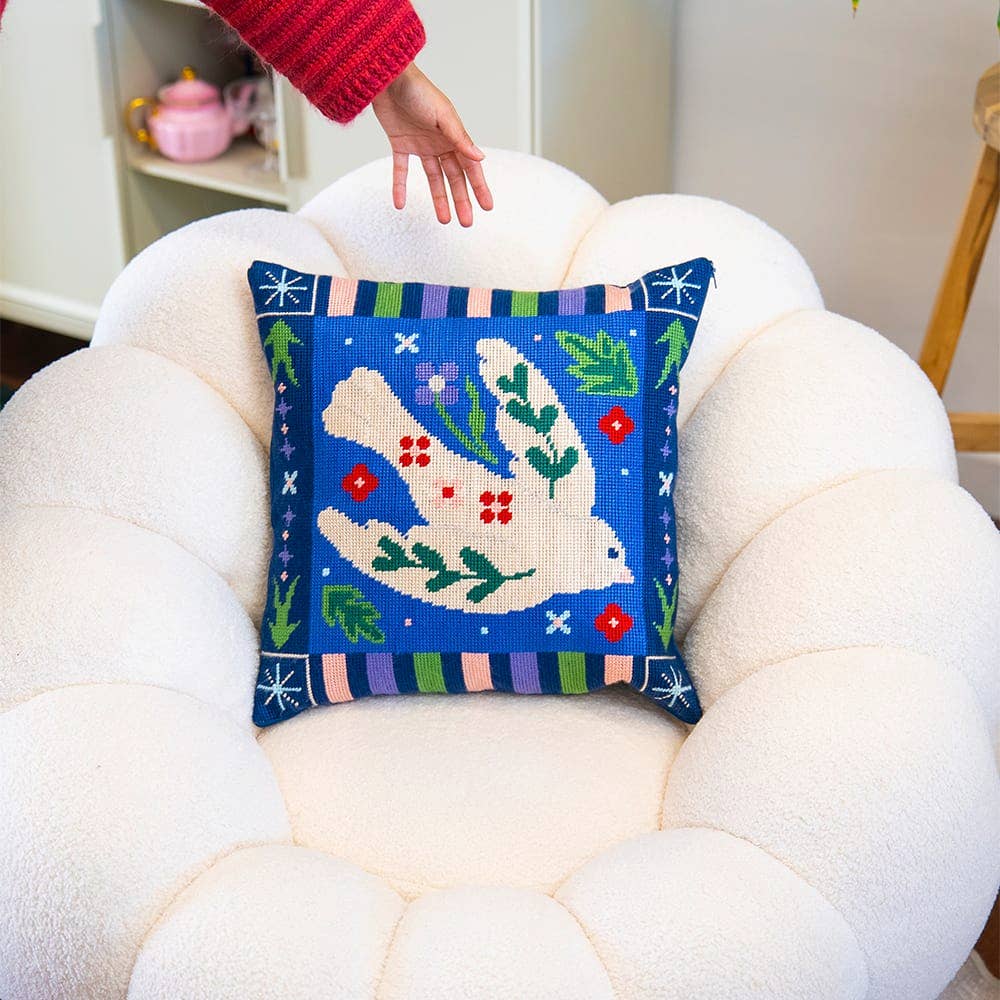 DARLING DOVE - Tapestry Needlepoint Cushion Kit
