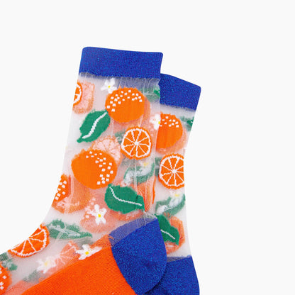 Oranges Sheer Socks